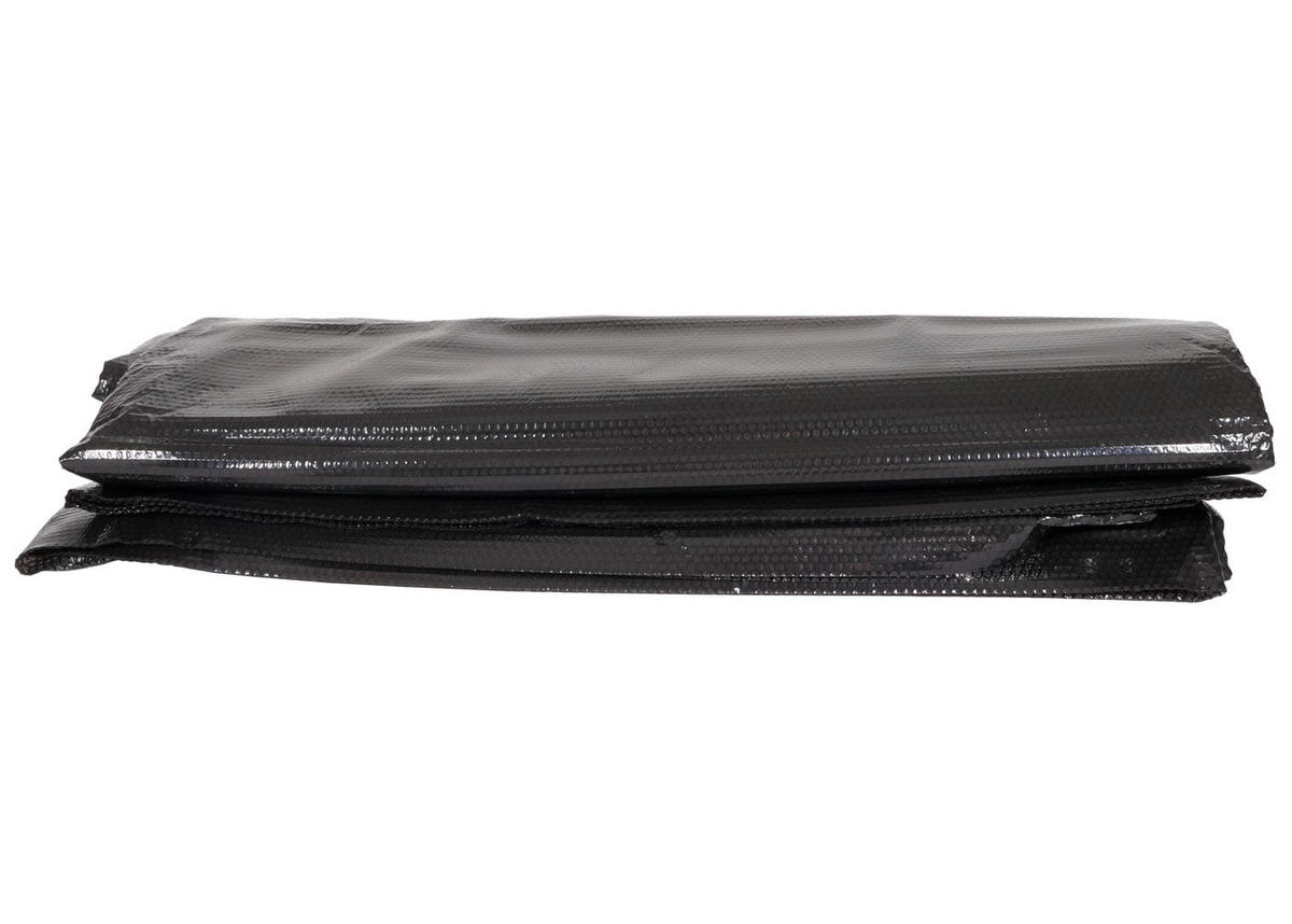 POOLABDECKUNG HxBxT 0,02x600x400cm rechteckig 6x4m schwarz Stärke: 200 µm - Schwarz, Kunststoff (600/400cm) - PROREGAL