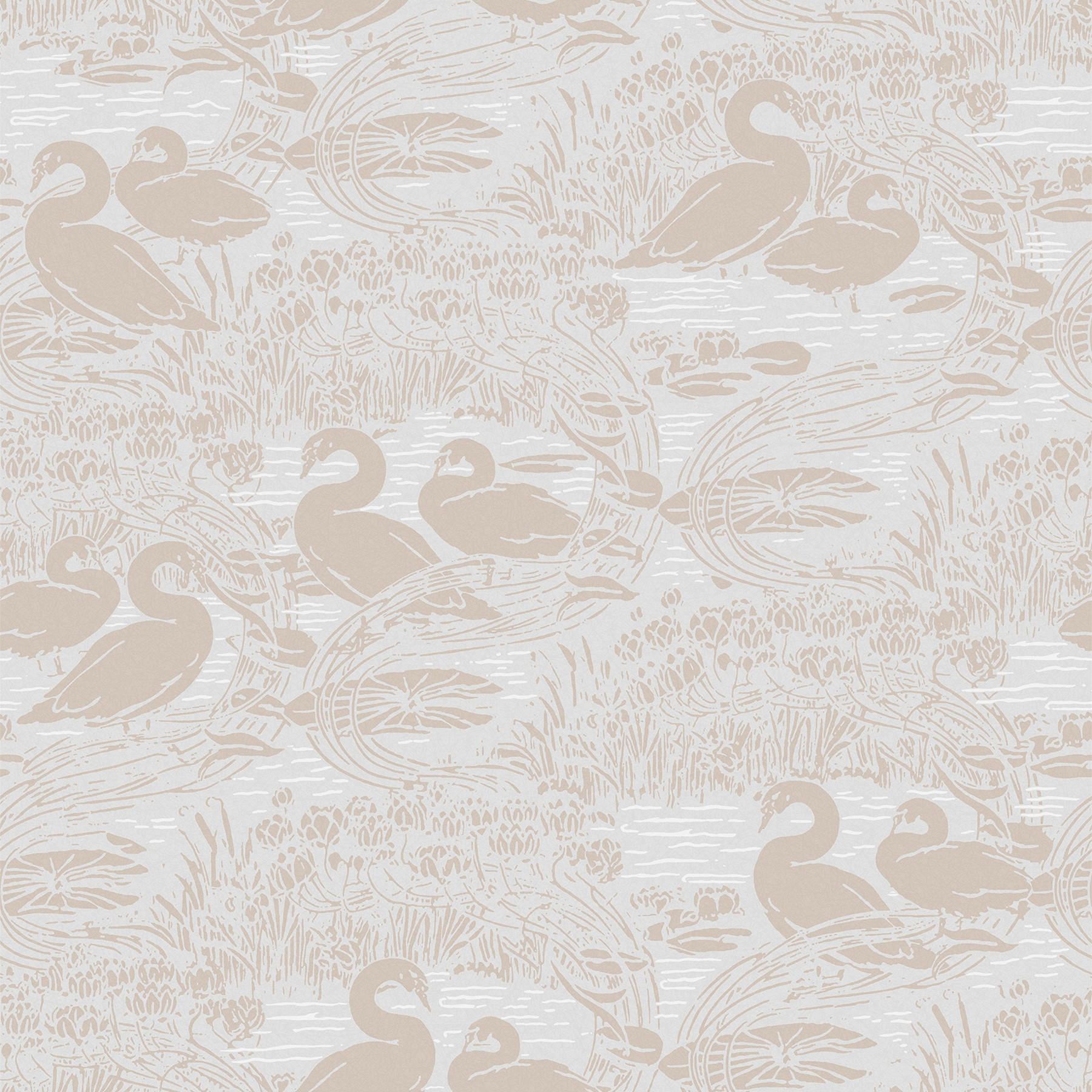 Laura Ashley Vliestapete Grau 52x1000 cm