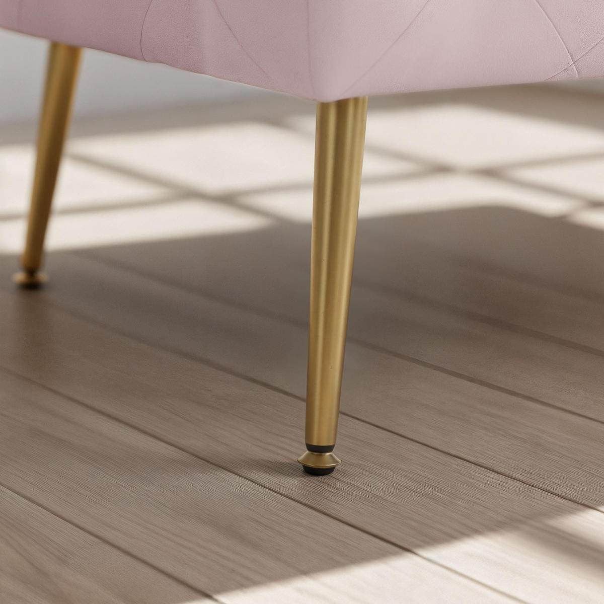 SITZHOCKER MADRID, Rosa, T80xB37xH42 - Pink, Holz (37/42/80cm) - Milordbikes