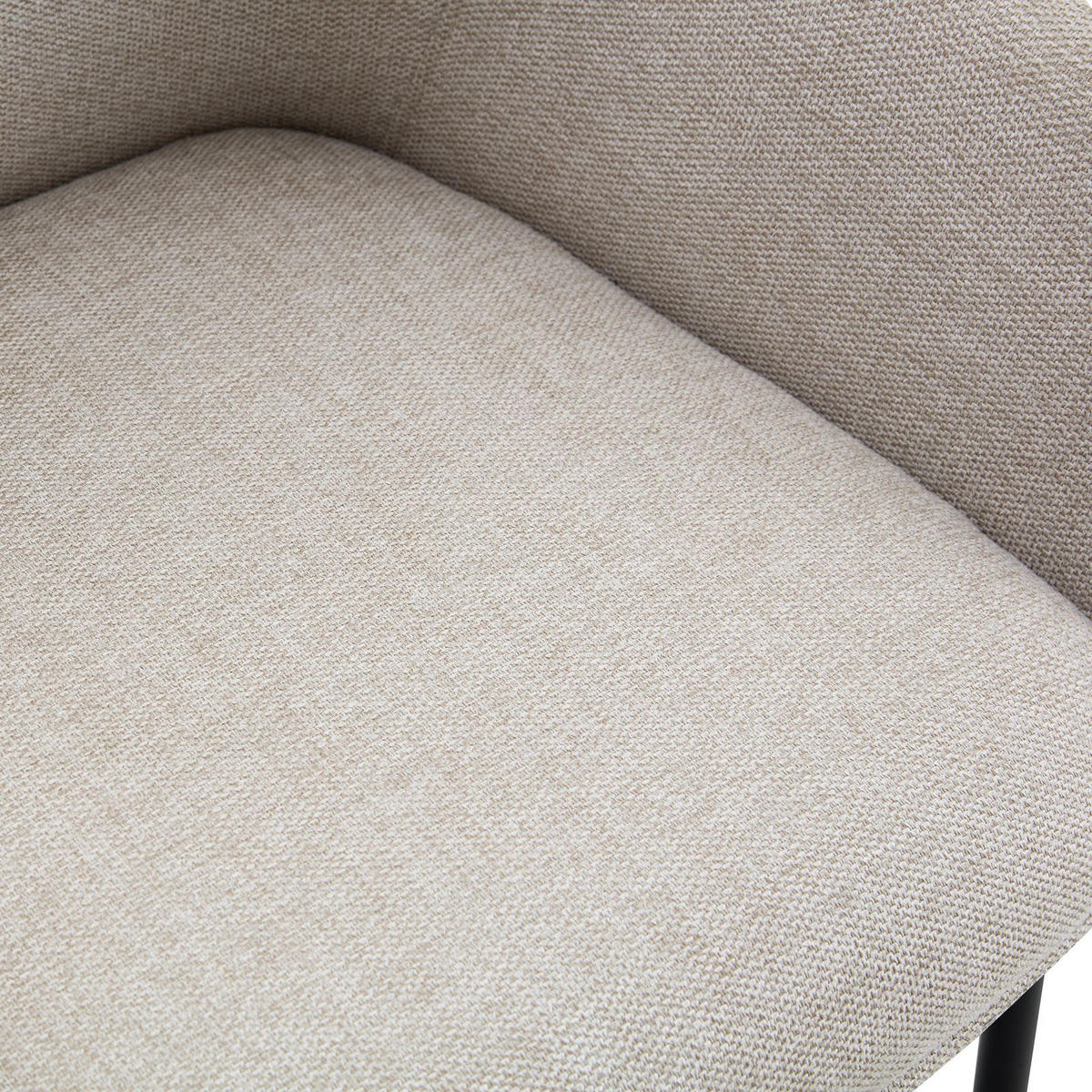 ESSZIMMERSTÜHLE TURSI 2er-Set beige - Beige, Textil (56/83/55cm) - IDIMEX