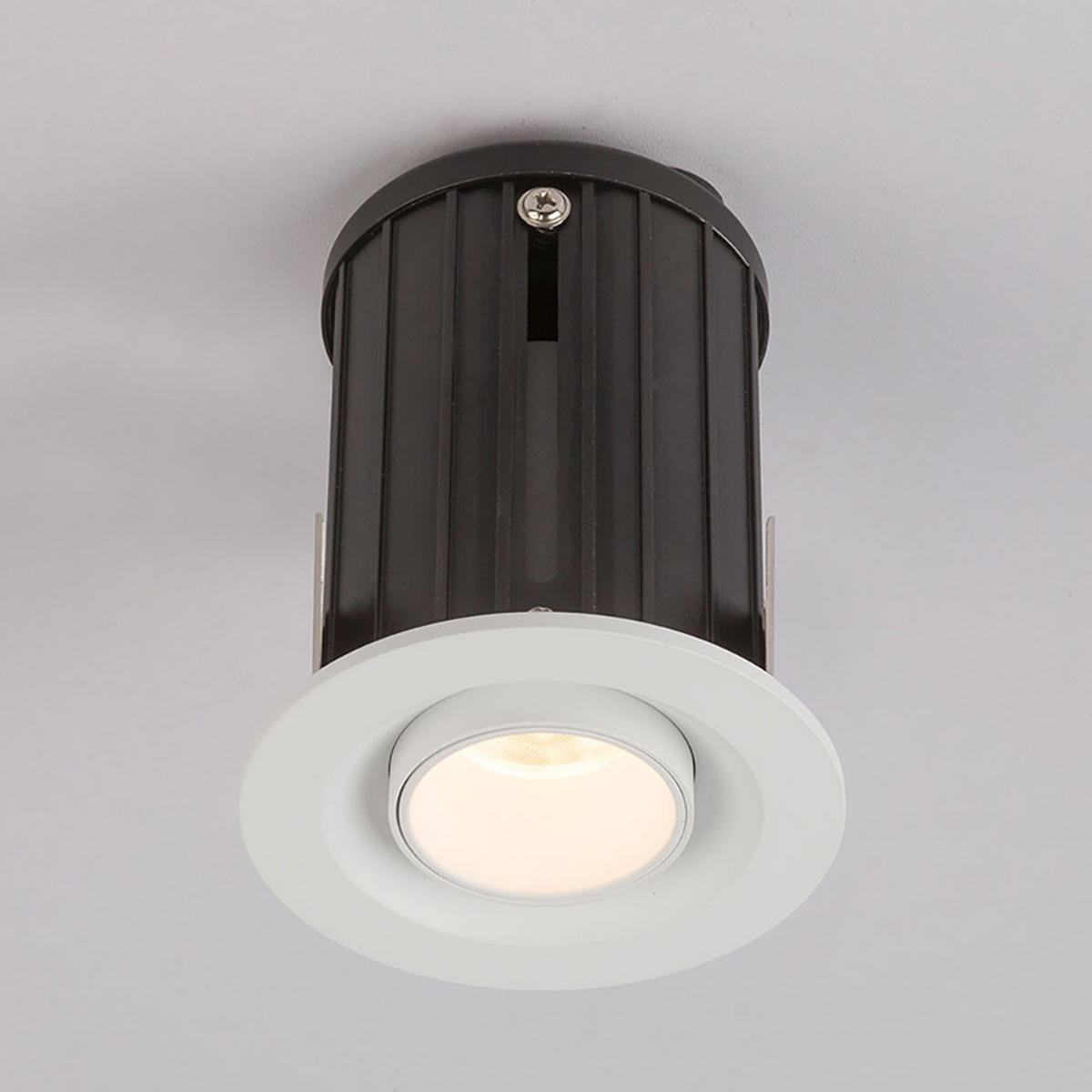 LED WANDLEUCHTE Aluminium Weiß beweglich - Weiß, Metall (9/11.1/9cm) - Globo Lighting