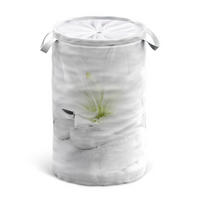 WÄSCHEKORB Good Feeling - Grau, Textil (37/55/55cm) - Sanilo