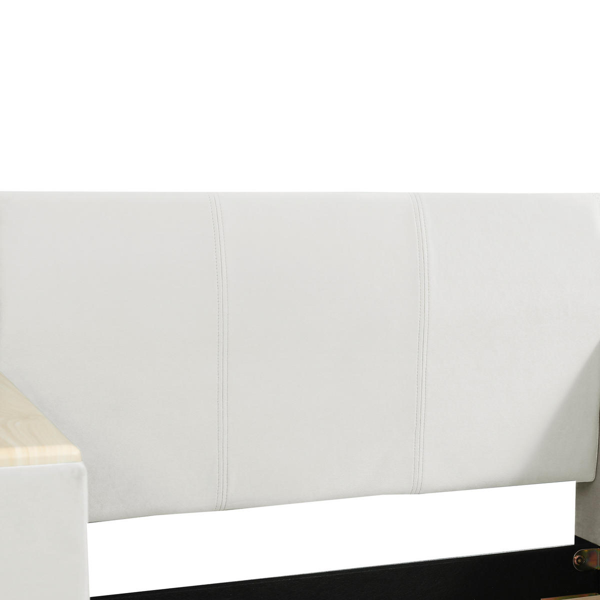 KINDERBETT 90/200 cm DE-02193, in Weiß, mit Schreibtisch und Hocker - Weiß, Holzwerkstoff (90/200cm) - ComfortXL