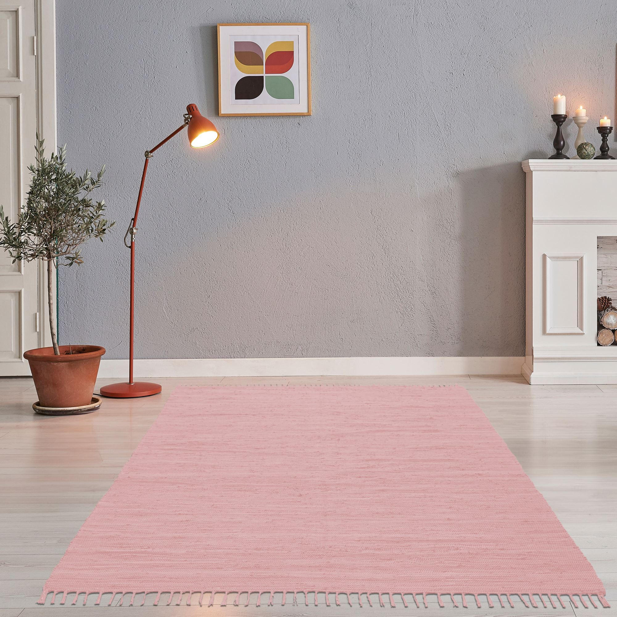 FLECKERLTEPPICH Chindi 40x60 cm - Rosa, Textil (40/60cm) - Rug and Roll