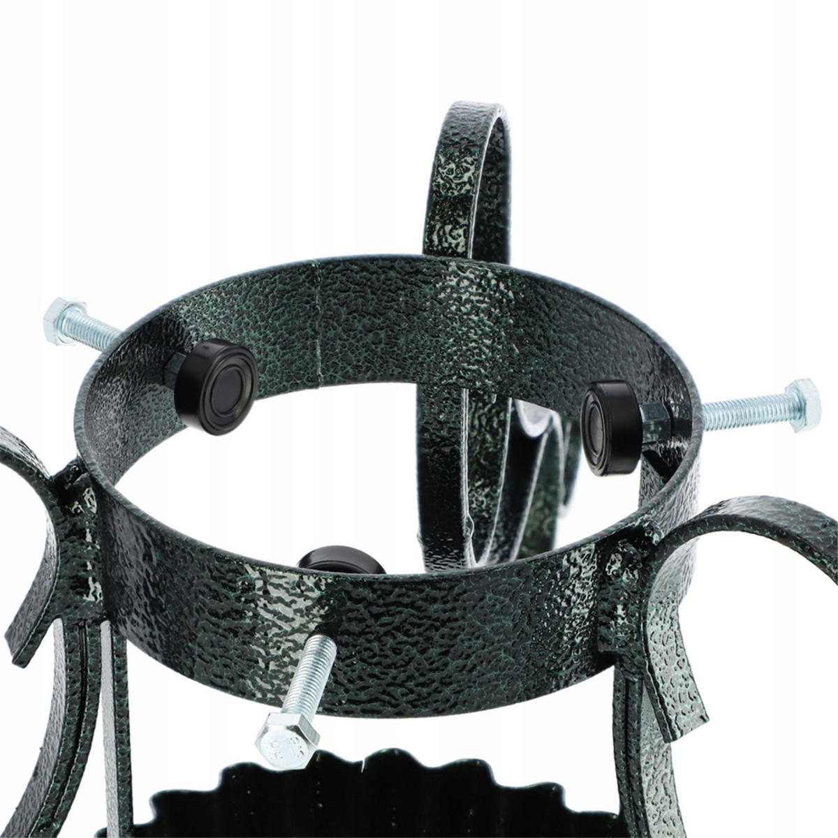 WEIHNACHTSBAUMSTÄNDER aus Stahl 64 cm, grün - Grün, Metall (26cm) - KADAX