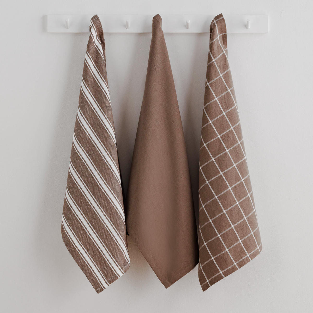 GESCHIRRTUCH-SET Trio - Beige, Textil (40/60cm) - home&you