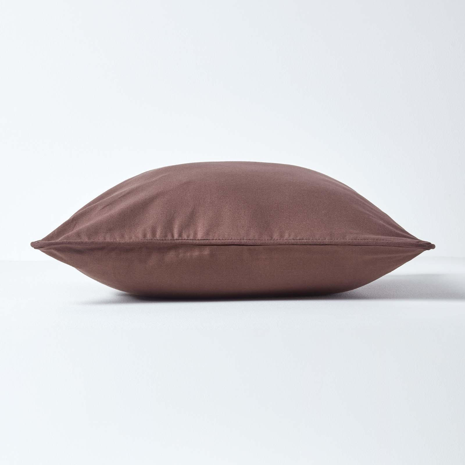 KISSENHÜLLE braun 30/30 cm, 100% Baumwolle - Braun, Textil (30/30cm) - Homescapes