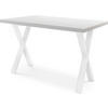 ESSTISCH Luiza rechteckig ausziehbar, Weiß 160-260/90/76 cm - Weiß, Holzwerkstoff/Metall (160/90/76cm) - WFL GROUP