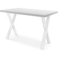 ESSTISCH Luiza rechteckig ausziehbar, Weiß 160-260/90/76 cm - Weiß, Holzwerkstoff/Metall (160/90/76cm) - WFL GROUP