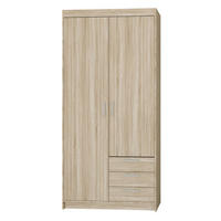 DREHTÜRENSCHRANK ELENORA 89,7/190,5/53cm 2-türig Sonoma Eiche - Sonoma Eiche, Holzwerkstoff (89.7/190.5/53cm) - MASSENO