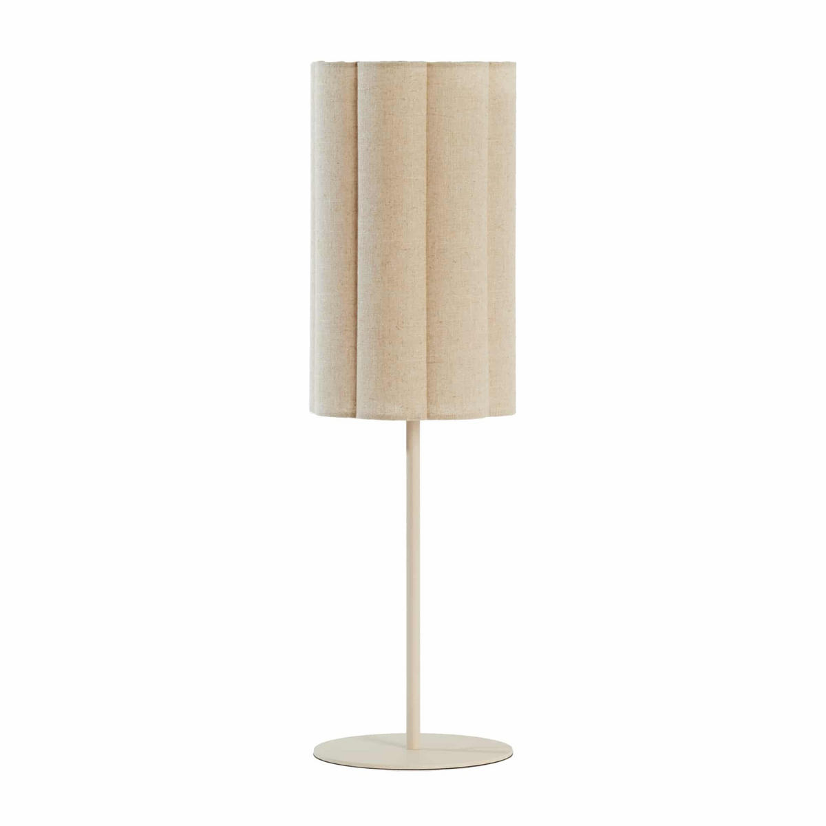 TISCHLEUCHTE FRINGE Natürlich 20/20/70 cm - Hellbraun, Metall (20/20/70cm) - Walldoctor