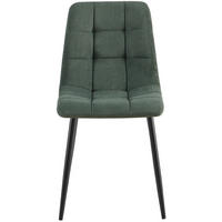 ESSZIMMERSTUHL 2er Set Fanor Cord Grün Wohnzimmerstuhl - Grün, Textil (45/84/55cm) - DELUKE