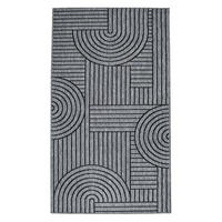 OUTDOOR-TEPPICH DuoRug 5842 Anthrazit 80x150 cm - Anthrazit, Textil (80/150cm) - carpet city