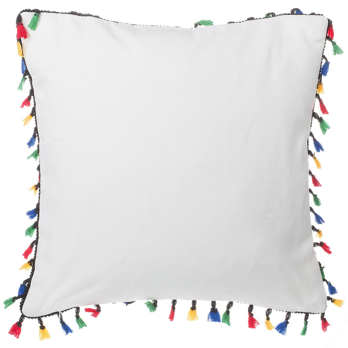 DEKOKISSEN 2er-Set Bunt 45/45 cm Mallow - Multicolor, Textil (45/45cm) - Beliani