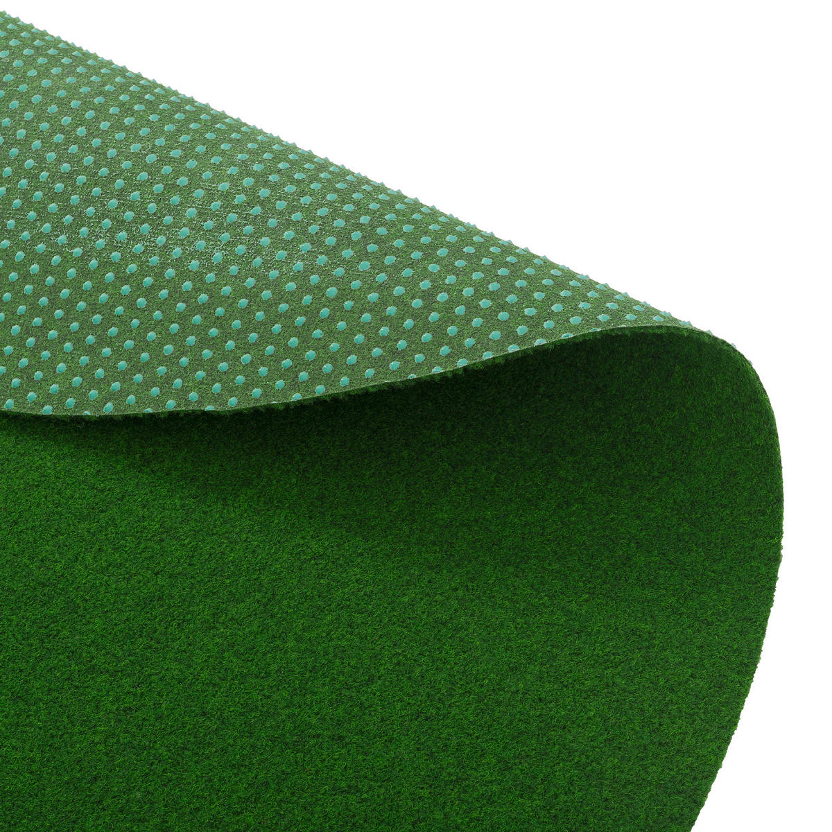 KUNSTRASEN RASENTEPPICH MIT NOPPEN KINGSTON RUND - Hellgrün, Textil (100/100cm) - Snapstyle