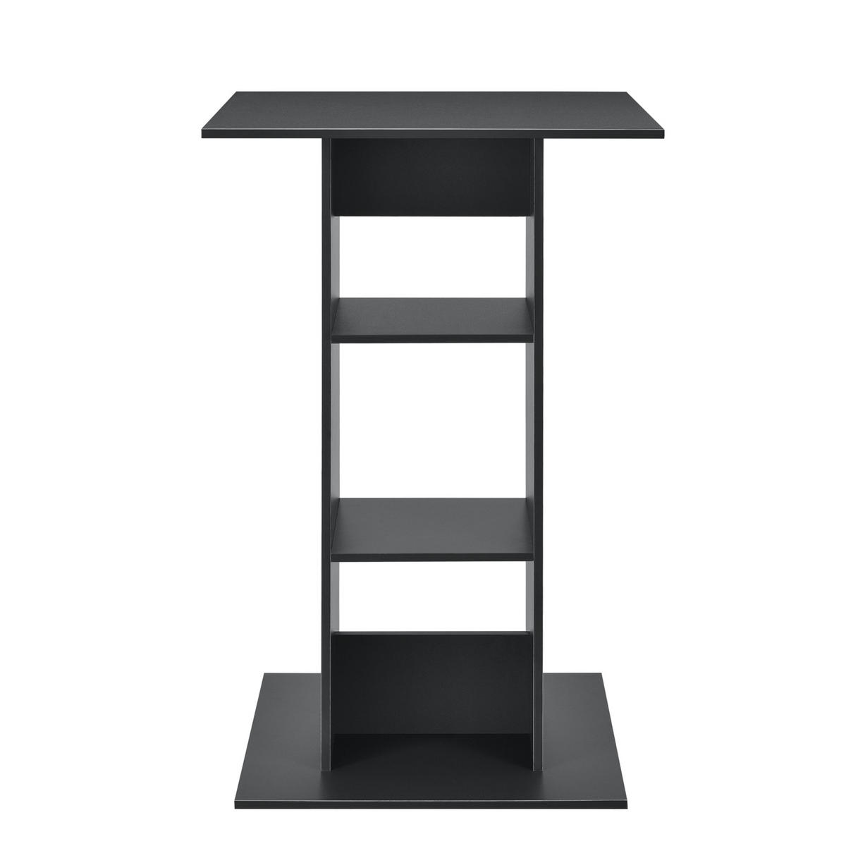 BARTISCH Visby - Dunkelgrau, Holzwerkstoff (70/110/70cm) - [en.casa]