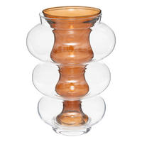 VASE MatalI 36 cm - Bernsteinfarben, Glas (15.2/35cm) - Atmosphera Createur d´interieur