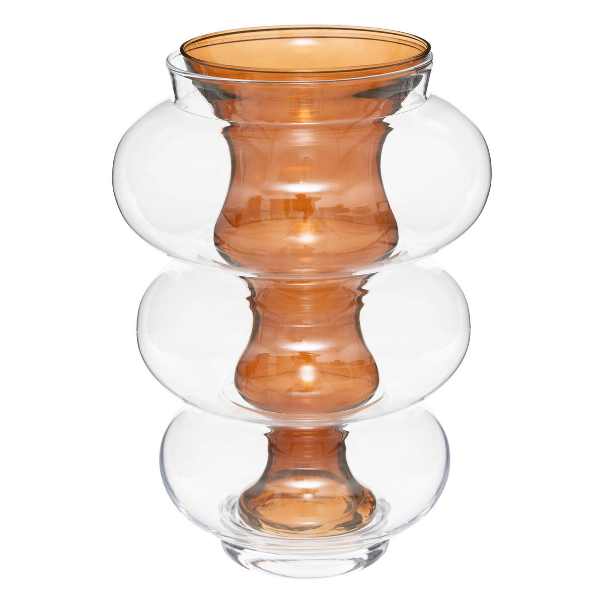 VASE MatalI 36 cm - Bernsteinfarben, Glas (15.2/35cm) - Atmosphera Createur d´interieur