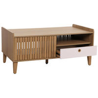 COUCHTISCH rechteckig Braun - Braun, Holz (59/114/52cm) - MCW
