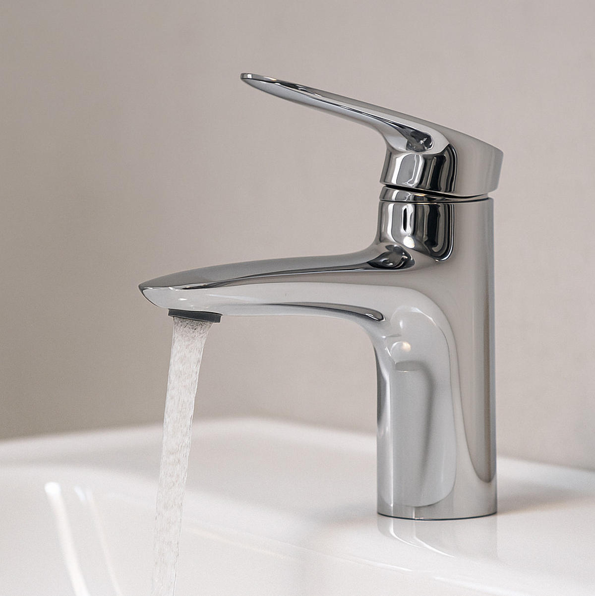 WASCHTISCHARMATUR Valley Chrom - Chromfarben, Metall (10/20/5cm) - Badplaats