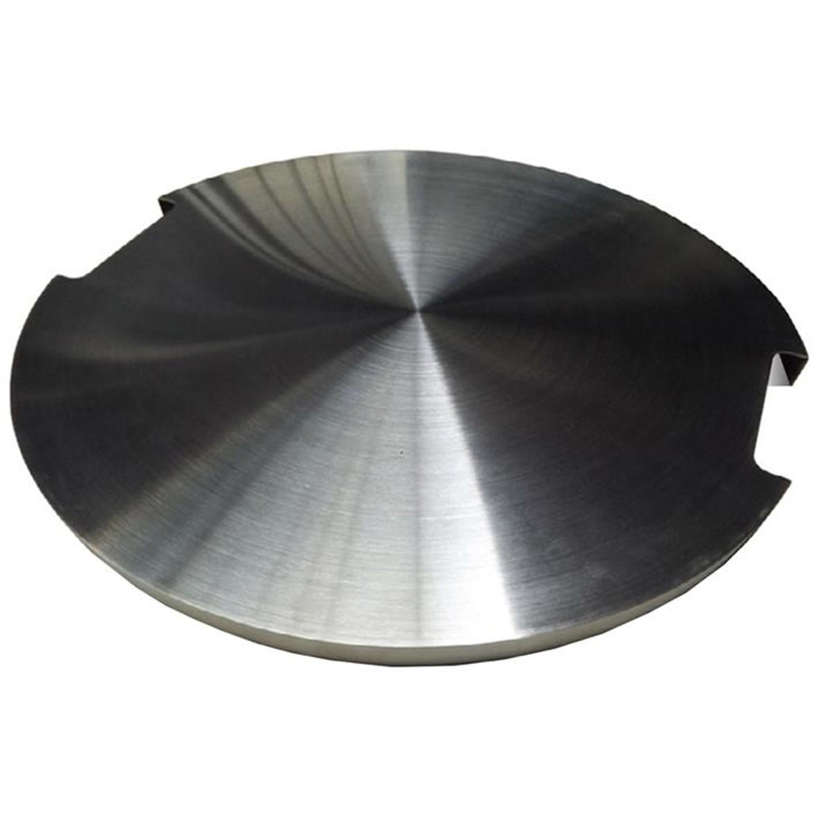 EDELSTAHL-ABDECKUNG für Feuerstelle Vesuv, Tuscany, Porvoo - Edelstahlfarben, Metall (56/9/56cm) - Elementi