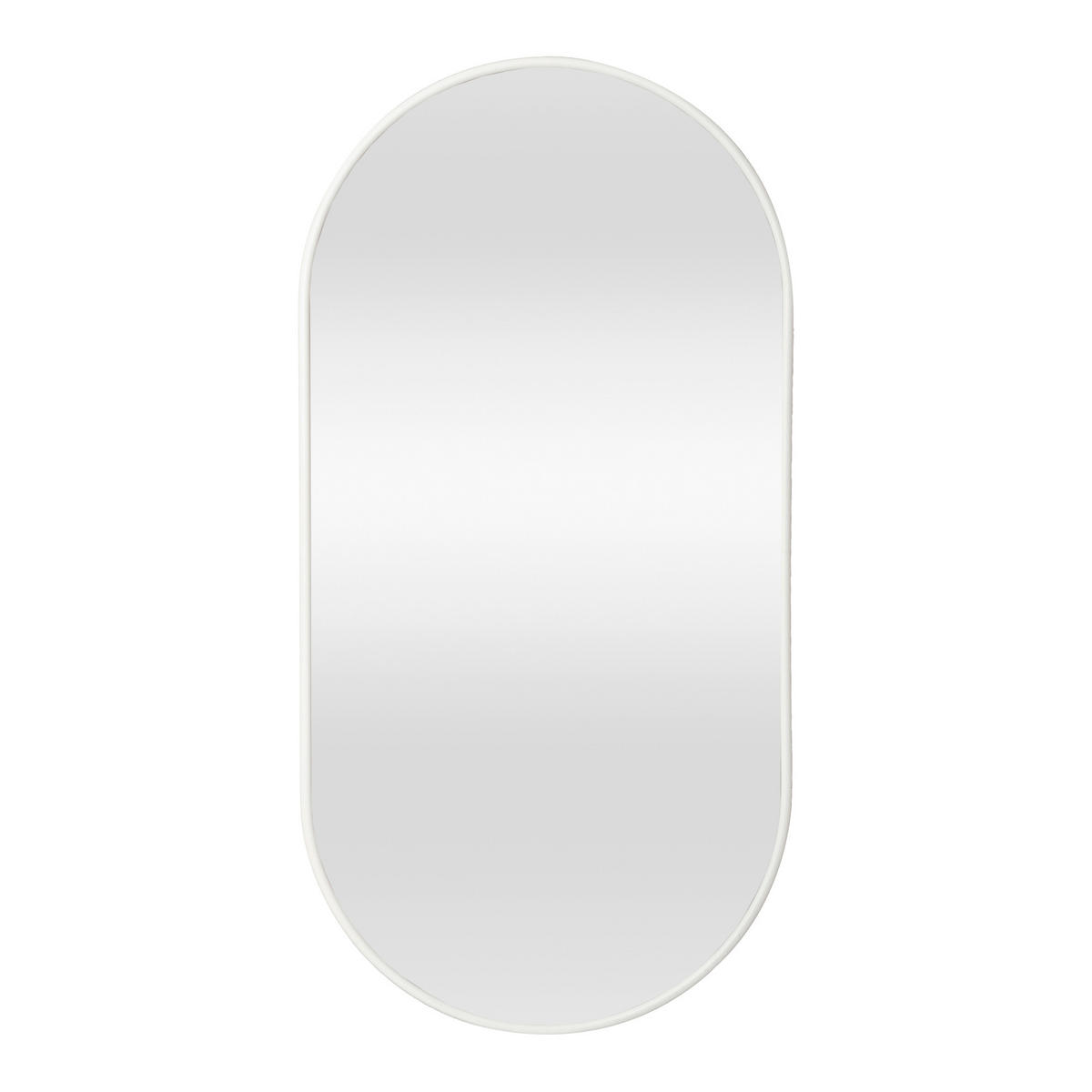 WANDSPIEGEL Picciano - Weiß, Glas/Metall (40/2.8/80cm) - [en.casa]