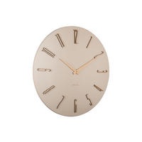 WANDUHR Esmerado Weiß 2.5/60/60 cm - Weiß, Metall (60/60/2.5cm) - Karlsson