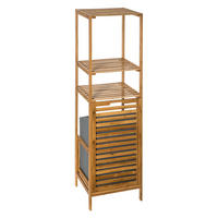 BADREGAL 35/32/118 cm - Braun, Naturmaterialien (32/118/35cm) - 5five Simply Smart
