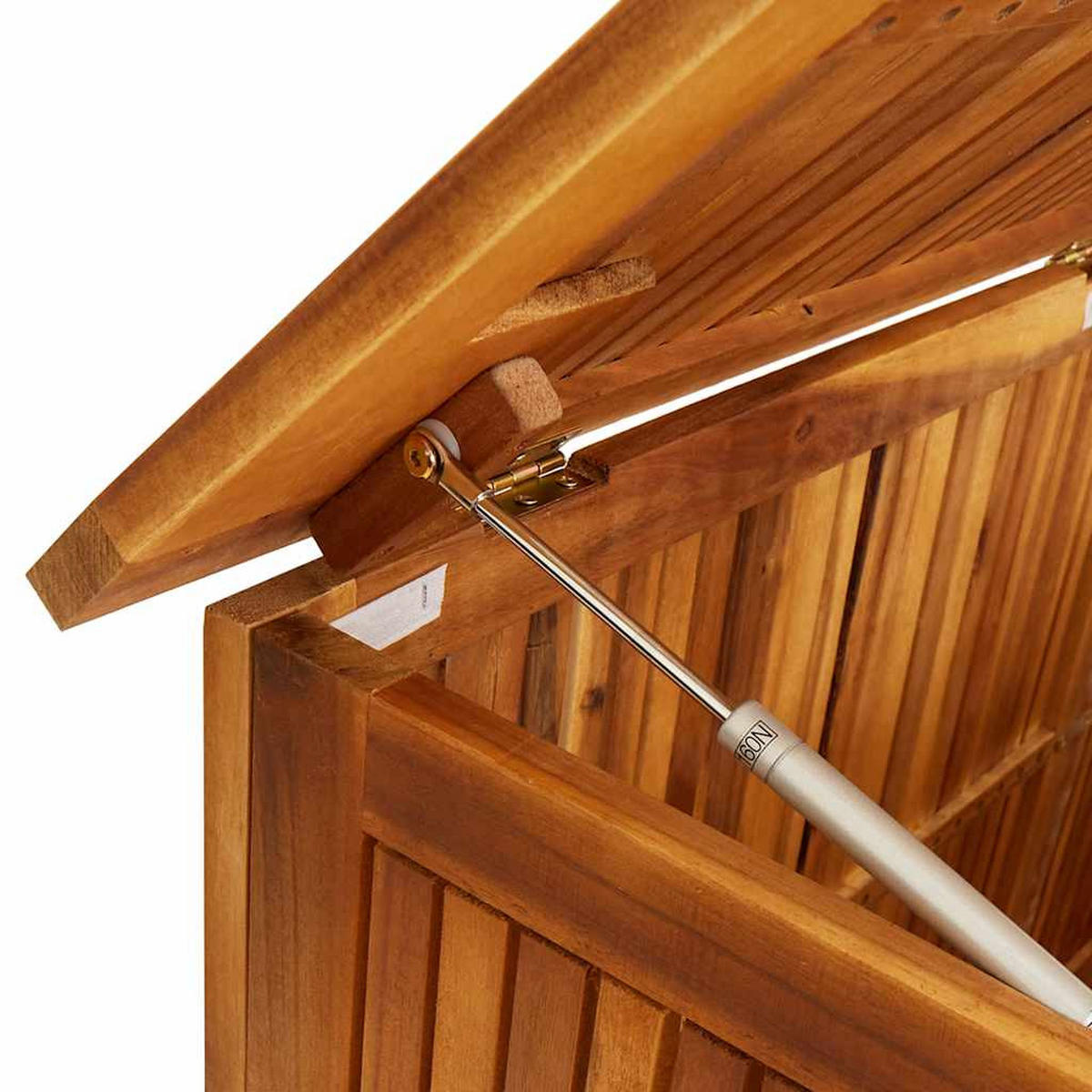 GARTEN-AUFBEWAHRUNGSBOX 150/50/58 Cm Massivholz Akazie - Akaziefarben, Holz (150/58/50cm) - vidaXL