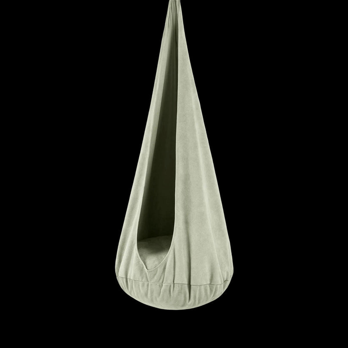 KINDER-HÄNGESESSEL – weiche Cocoon-Schaukel zum Spielen und Entspannen - Grün, Textil (72/157/72cm) - Bees & Blooms