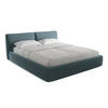 POLSTERBETT mit Bettkasten und Lattenrost 200x228 Blau - Blau/Petrol, Kunststoff/Textil (180/200cm) - Makamii