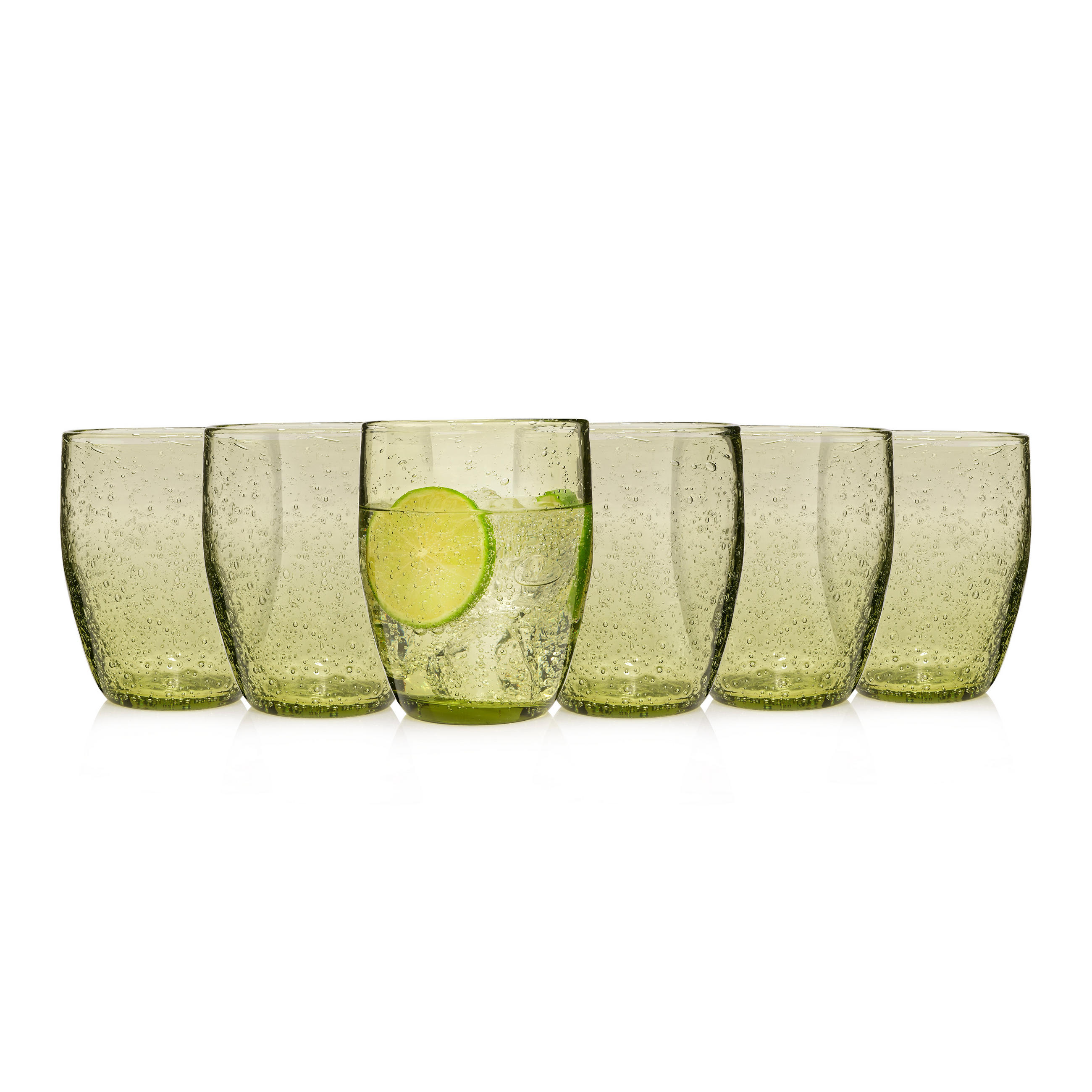 TRINKGLÄSER Set London Grün 6 teilig - Grün, Glas - Sänger