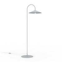 STEHLEUCHTE Chapeau - Grau, Metall (40/75/170cm) - Lumicom
