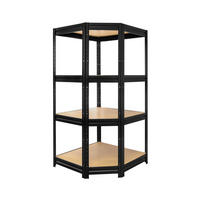 ECKREGAL Dino 180 x 90 x 60 cm Fachlast 400 kg Schwarz - Schwarz, Metall (90/180/60cm) - PROREGAL