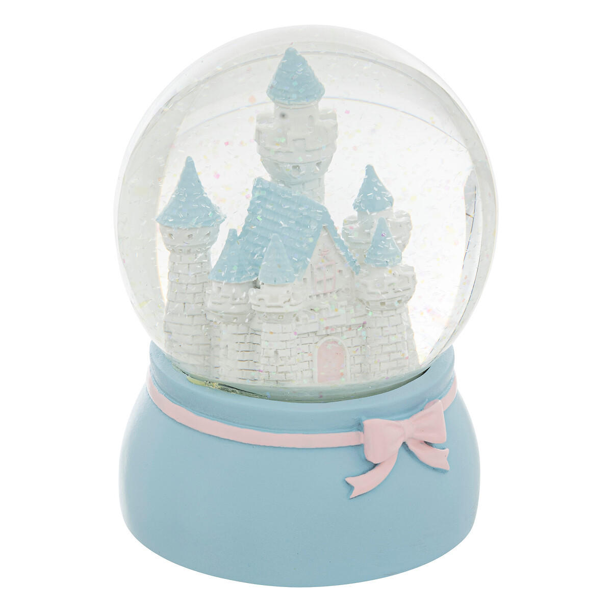 SCHNEEKUGEL Märchenschloss Chateau - Blau, Kunststoff (10/13.2/10cm) - Atmosphera for kids