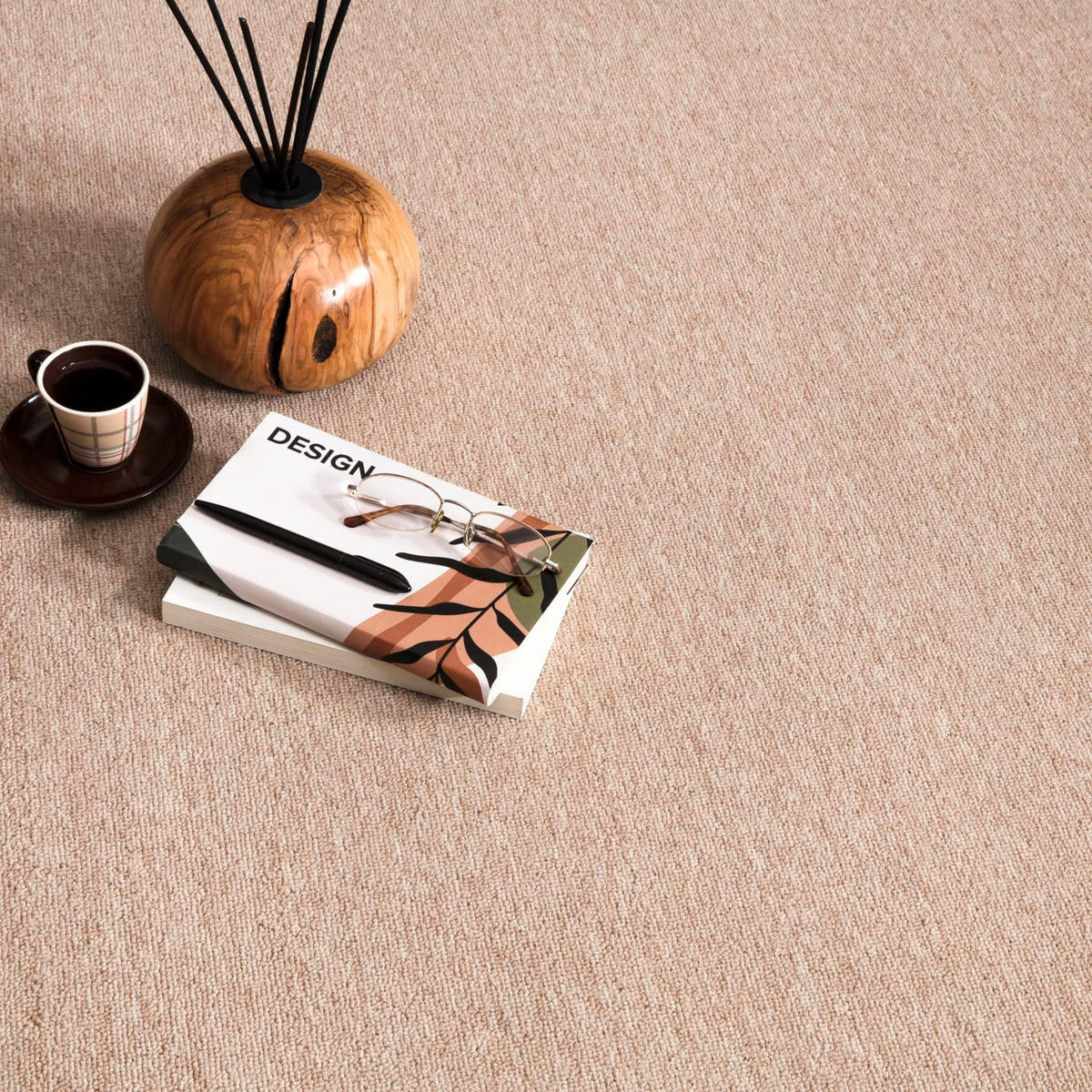 FLACHWEBTEPPICH Waschbar, einfarbig, Beige, 160 x 220 cm - Beige, Textil (160/220cm) - KADIMA DESIGN