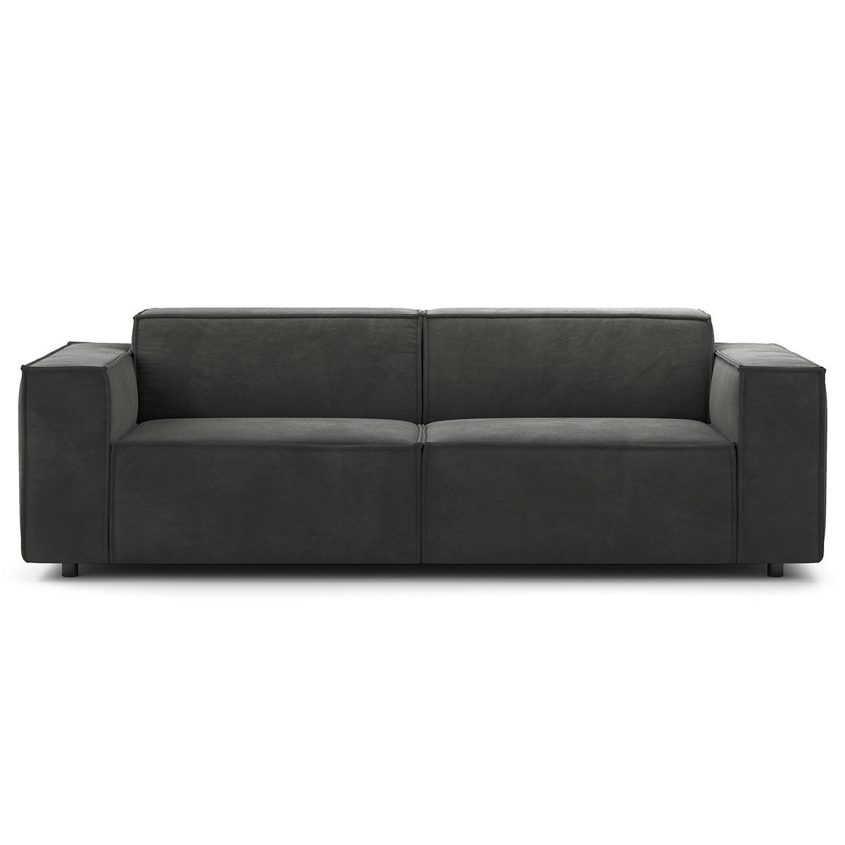 2,5-SITZER SOFA - Grau, Textil (223/70/96cm) - home24