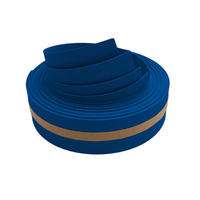 SICHTSCHUTZSTREIFEN Premium Viertel Set Enzianblau 2,55m - Blau, Kunststoff (255/4.7cm) - ZAUN|ZU