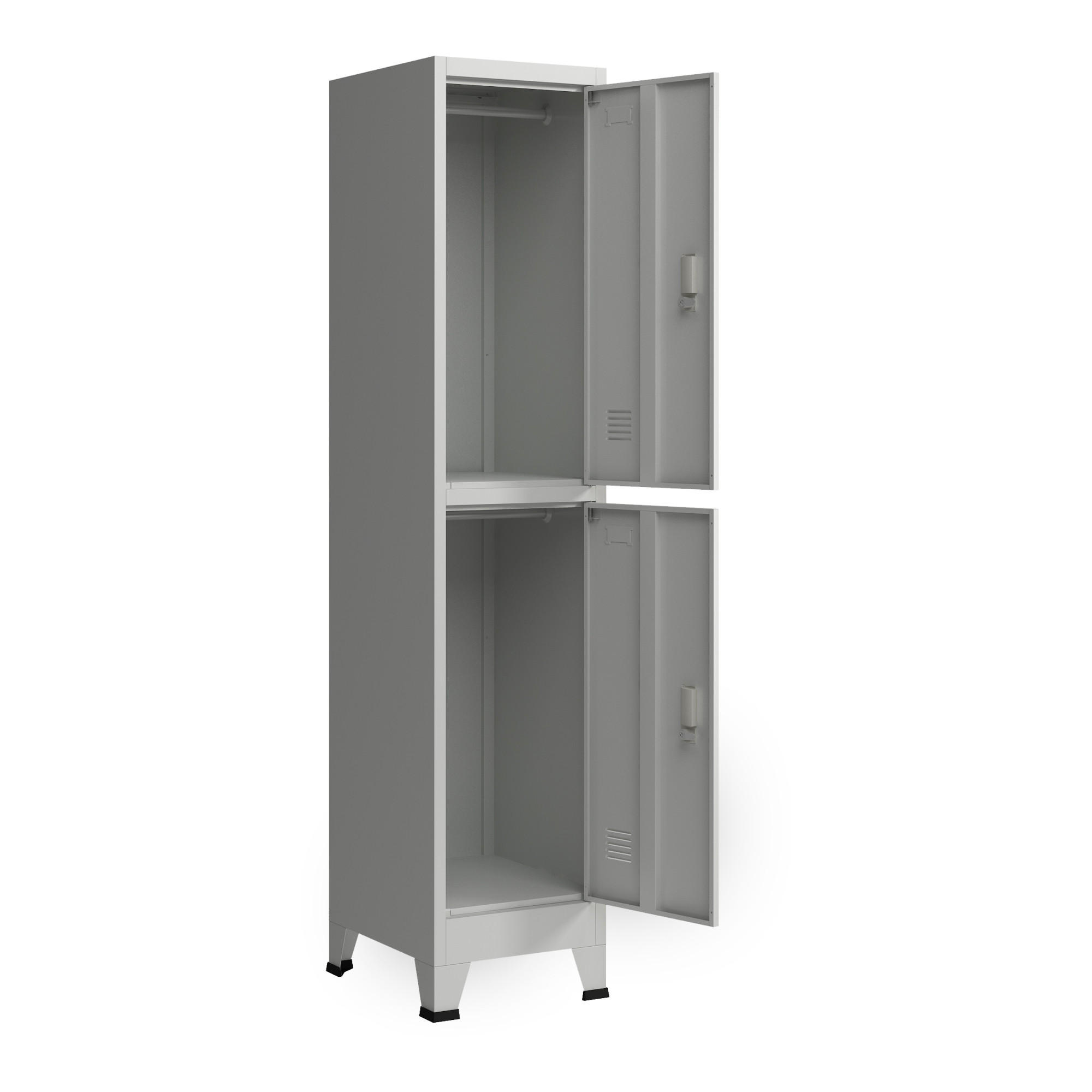 SPIND Joroinen - Grau, Metall (38/180/45cm) - [en.casa]