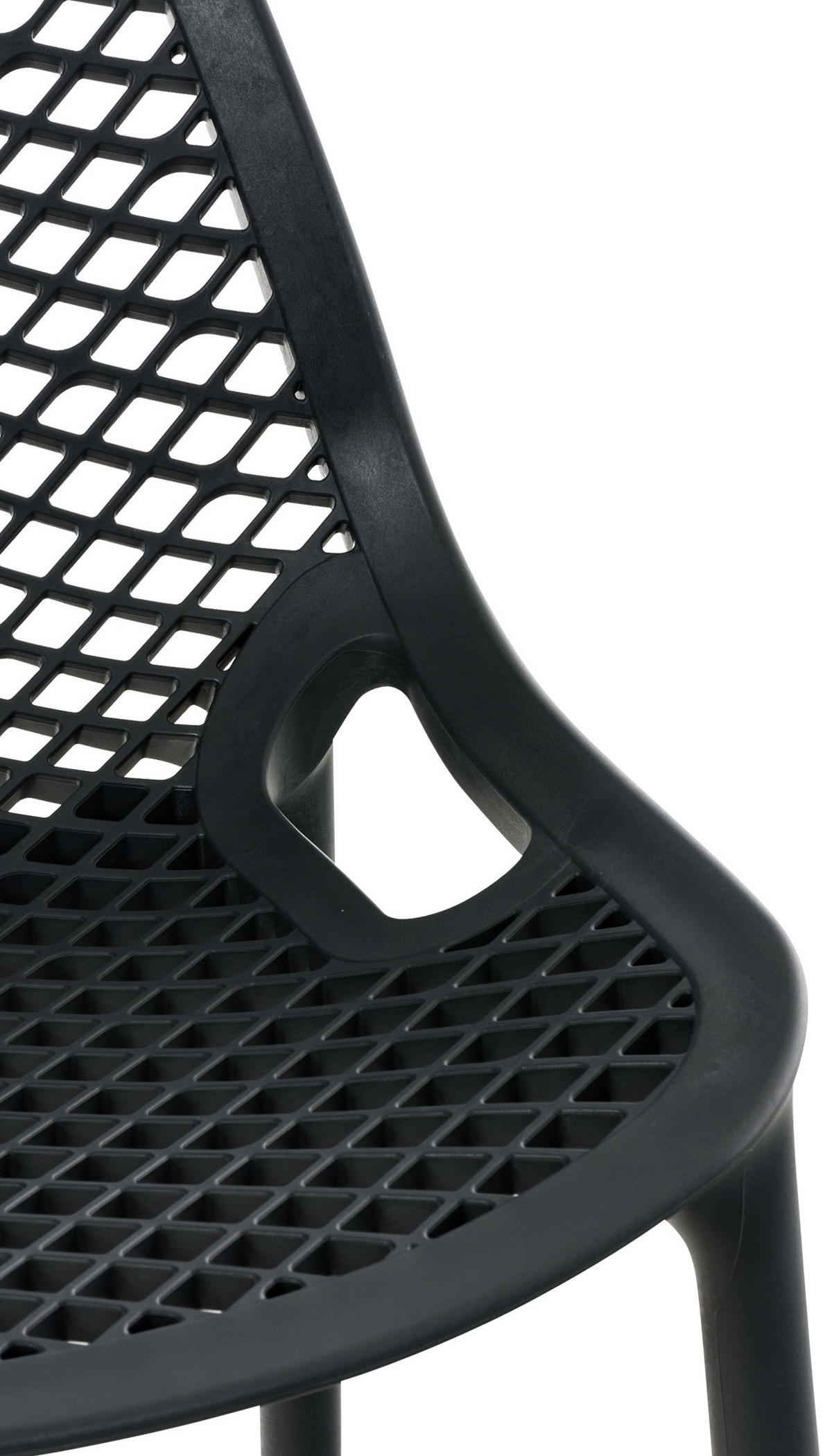 BARHOCKER Kunststoff schwarz - Schwarz, Kunststoff (45/105/53cm) - CLP