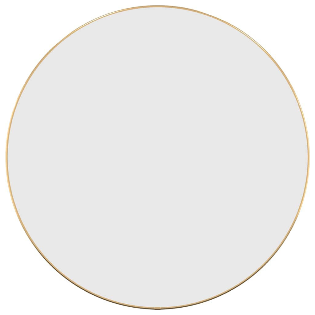 WANDSPIEGEL Golden Ø 60 cm Rund - Goldfarben, Glas (60/60/1cm) - furnicato