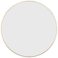WANDSPIEGEL Golden Ø 60 cm Rund - Goldfarben, Glas (60/60/1cm) - furnicato