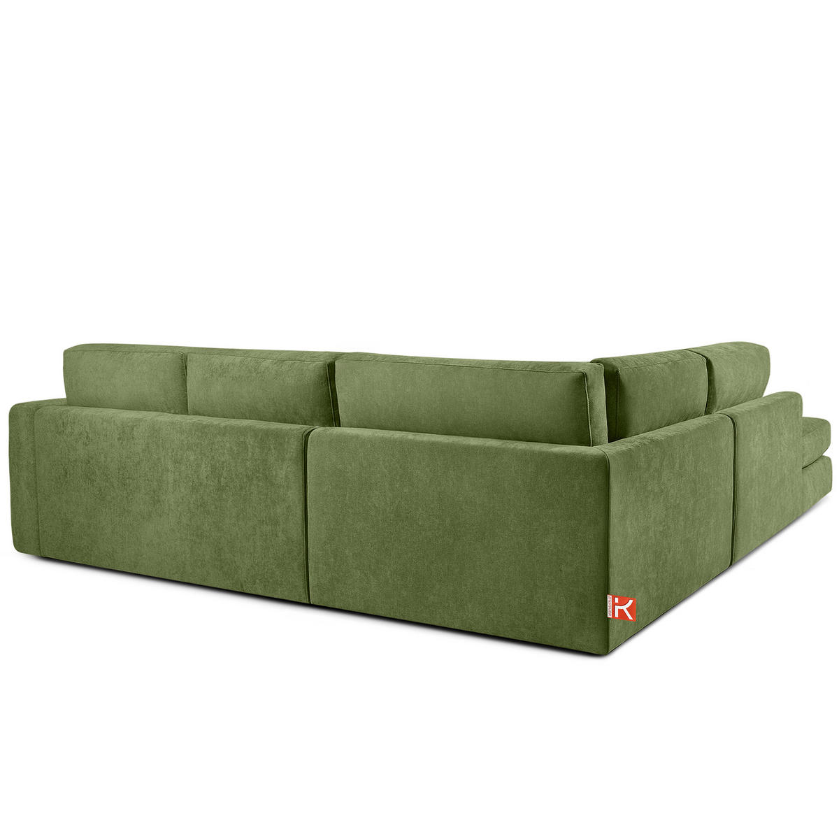 ECKSOFA links VERUS - Grün, Holz/Holzwerkstoff (297/248cm) - KONSIMO®