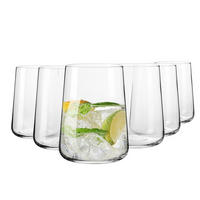 WASSERGLÄSER, 6er-Set, 490 ML - Transparent, Glas (0.58L) - Krosno Glass