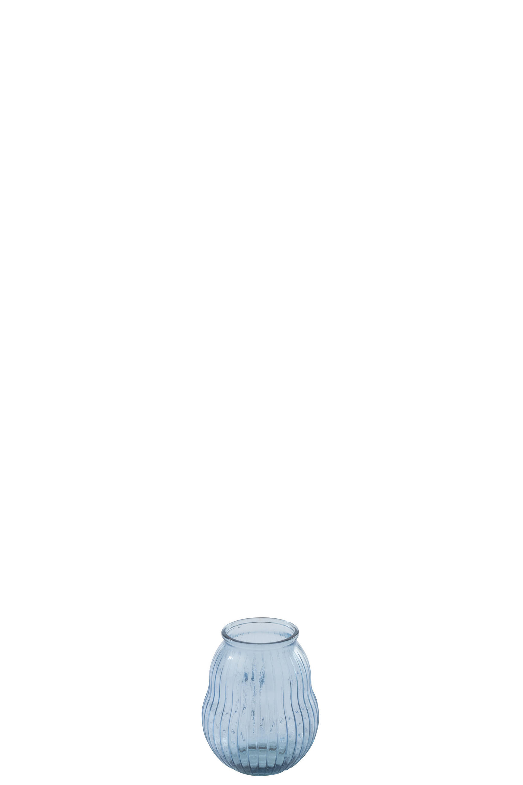 WINDLICHT GESTREIFT - Blau, Glas (19/23cm) - J-Line