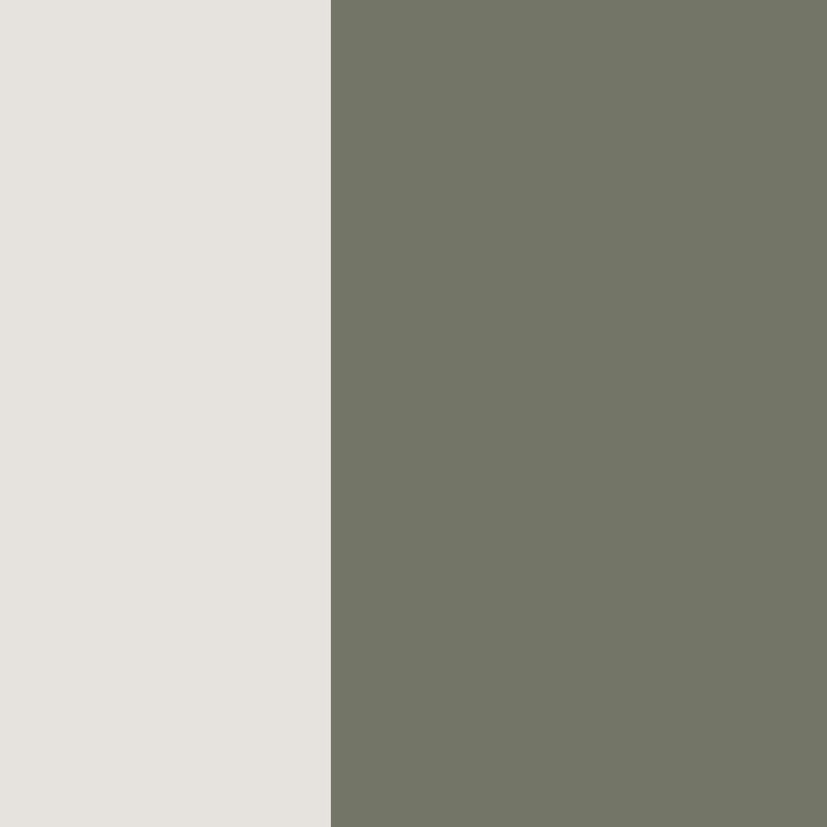 ECKHÄNGESCHRANK Oslo W10/60 Grau / Reed Green Matt 60 / 60 / 72cm - Grau/Grün, Holz/Holzwerkstoff (60/72/60cm) - Feldmann-Wohnen