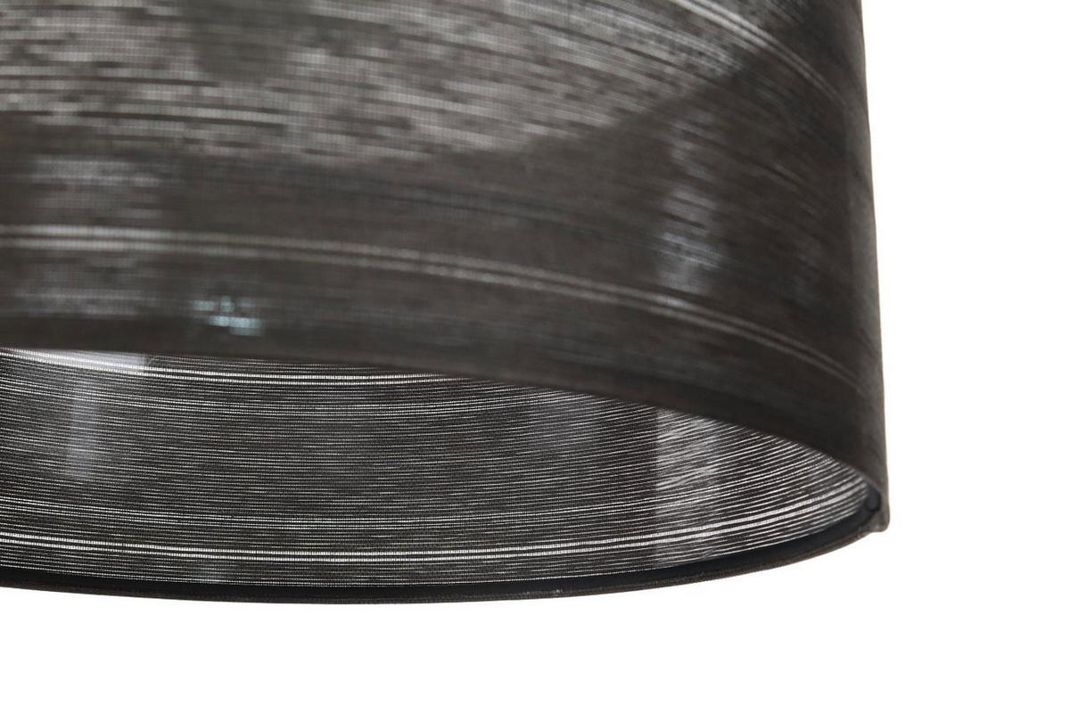 HÄNGELEUCHTE Grau 50/25 cm - Schwarz/Grau, Kunststoff (50/0.6/25cm) - ONZENO