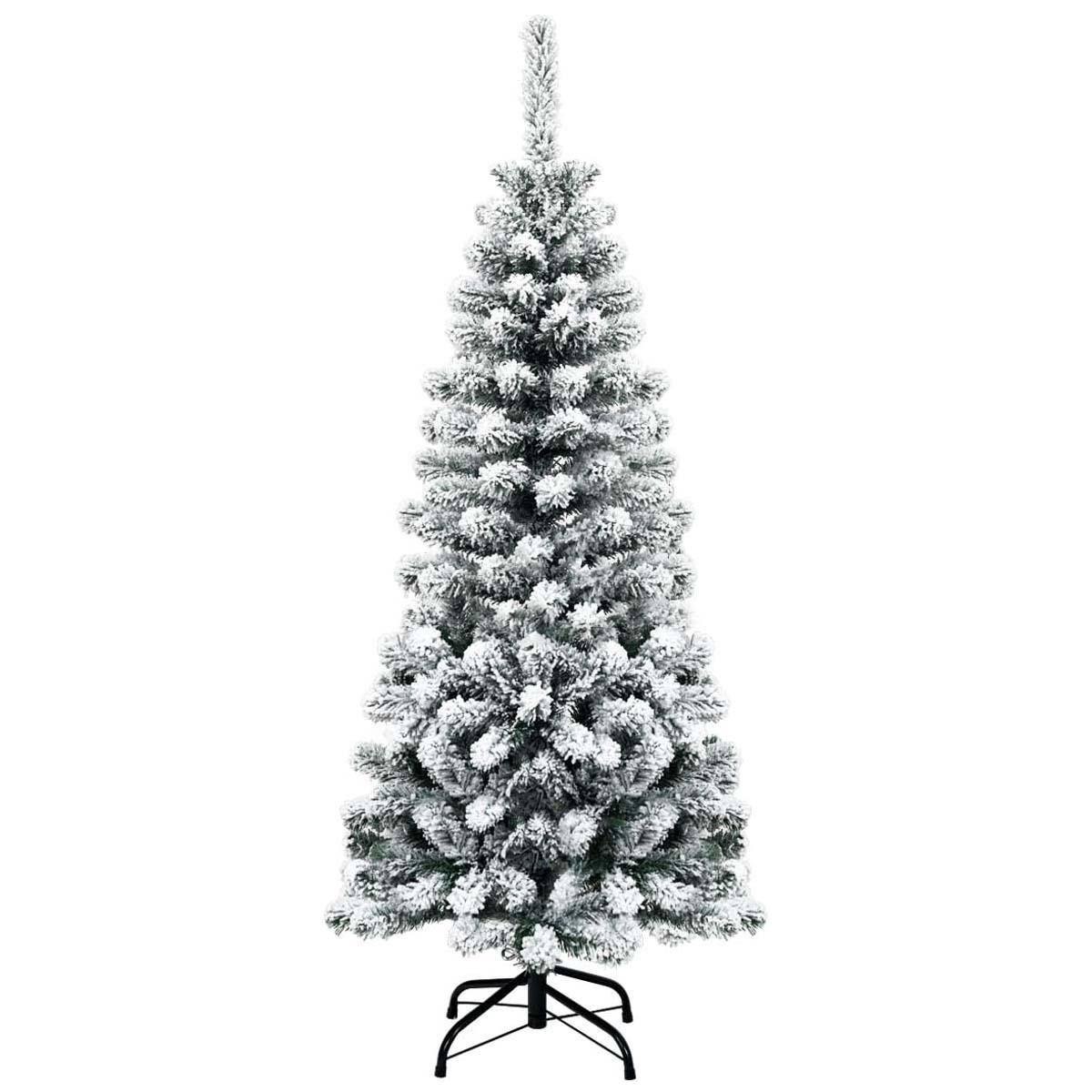 WEIHNACHTSBAUM Weiß - Weiß, Kunststoff (135cm) - COSTWAY