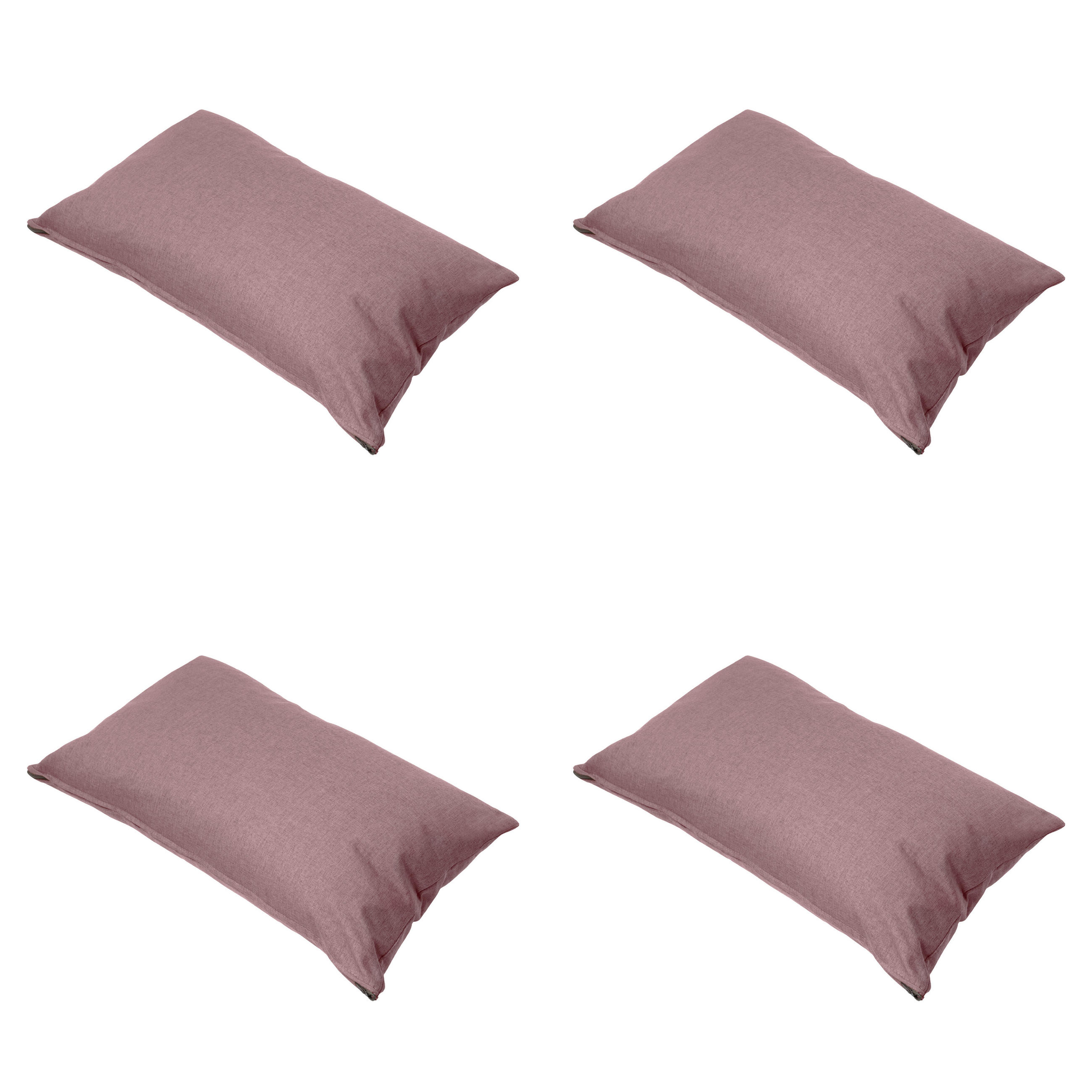 DEKORATIONSKISSEN Best deal - Rosa - 40/60/10 cm - 4er-Set - Pink, Textil (60/40cm) - Madison