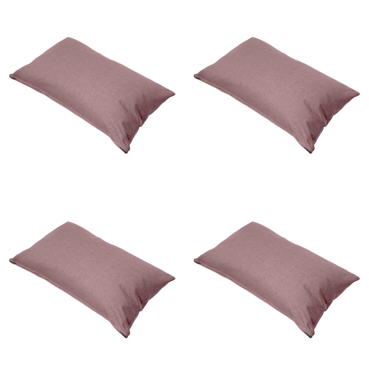 DEKORATIONSKISSEN Best deal - Rosa - 40/60/10 cm - 4er-Set - Pink, Textil (60/40cm) - Madison